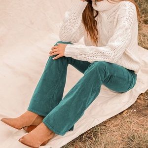 Free people corduroy flare pants